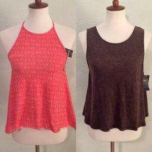 SALE!!  NWT Bundle, 2 Hollister Tanks, Pink, Brown